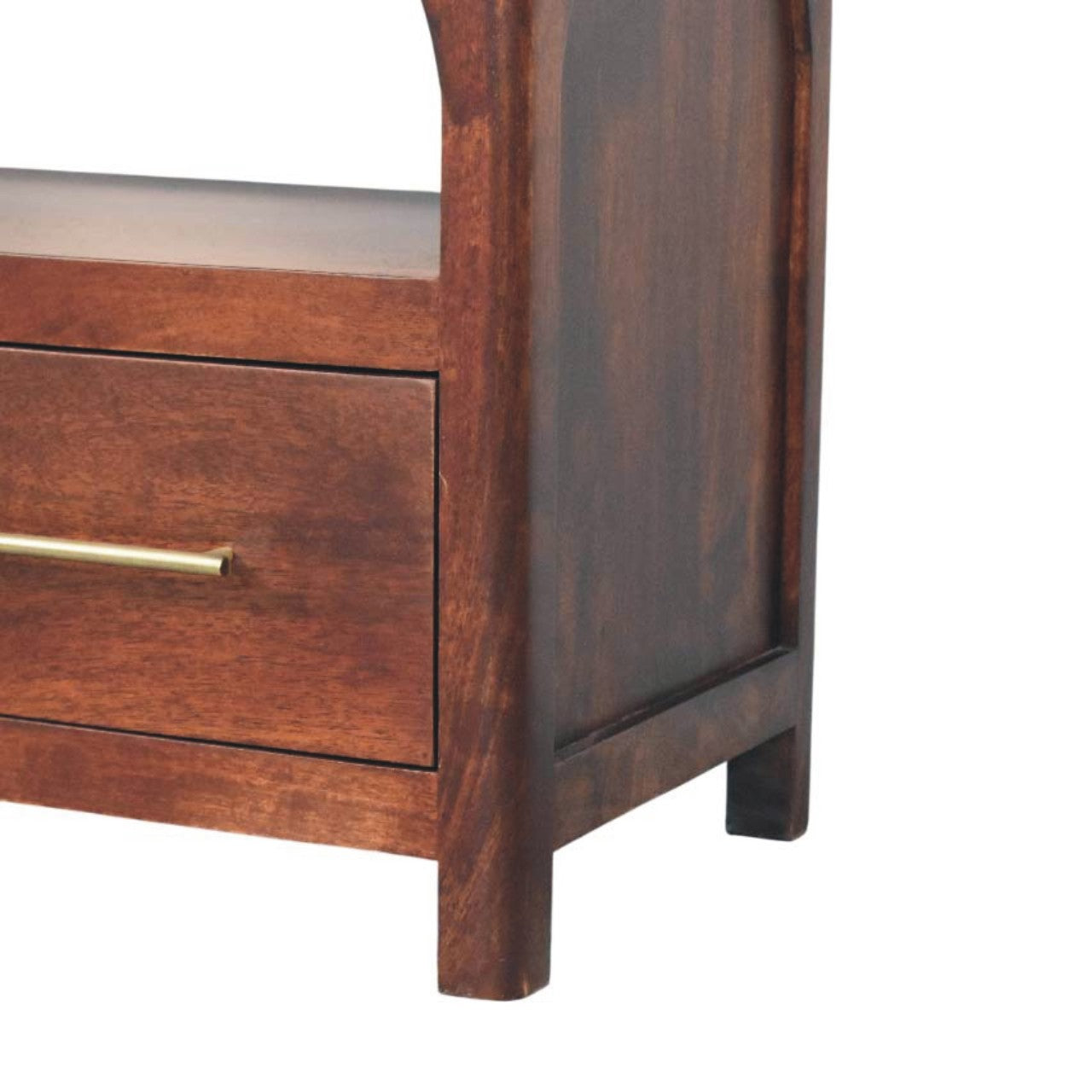 Arched Edge 2 Drawer Media Unit